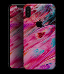 Liquid Abstract Paint V67 - iPhone XS MAX, XS/X, 8/8+, 7/7+, 5/5S/SE Skin-Kit (All iPhones Available)