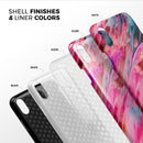 Liquid Abstract Paint V67 - iPhone X Swappable Hybrid Case
