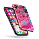 Liquid Abstract Paint V67 - iPhone X Swappable Hybrid Case