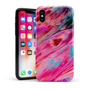 Liquid Abstract Paint V67 - iPhone X Swappable Hybrid Case