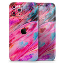 Liquid Abstract Paint V67 - Protective Skin Wrap & Decal – Compatible with iPhone SE to iPhone 17 Pro Max (All Models)