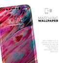 Liquid Abstract Paint V67 - Protective Skin Wrap & Decal – Compatible with iPhone SE to iPhone 17 Pro Max (All Models)