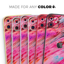 Liquid Abstract Paint V67 - Protective Skin Wrap & Decal – Compatible with iPhone SE to iPhone 17 Pro Max (All Models)