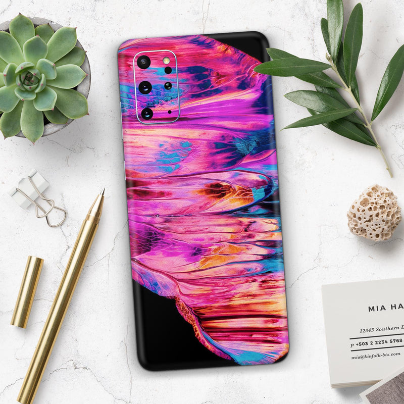 Liquid Abstract Paint V68 - Skin-Kit for the Samsung Galaxy S-Series S20, S20 Plus, S20 Ultra , S10 & others (All Galaxy Devices Available)