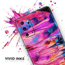 Liquid Abstract Paint V68 - Skin-Kit for the Samsung Galaxy S-Series S20, S20 Plus, S20 Ultra , S10 & others (All Galaxy Devices Available)