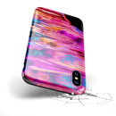 Liquid Abstract Paint V68 - iPhone X Swappable Hybrid Case