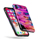Liquid Abstract Paint V68 - iPhone X Swappable Hybrid Case