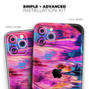 Liquid Abstract Paint V68 - Protective Skin Wrap & Decal – Compatible with iPhone SE to iPhone 17 Pro Max (All Models)