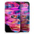 Liquid Abstract Paint V68 - Protective Skin Wrap & Decal – Compatible with iPhone SE to iPhone 17 Pro Max (All Models)