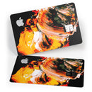 Liquid Abstract Paint V69 - Premium Protective Decal Skin-Kit for the Apple Credit Card