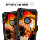 Liquid Abstract Paint V69 - Skin Kit for the iPhone OtterBox Cases
