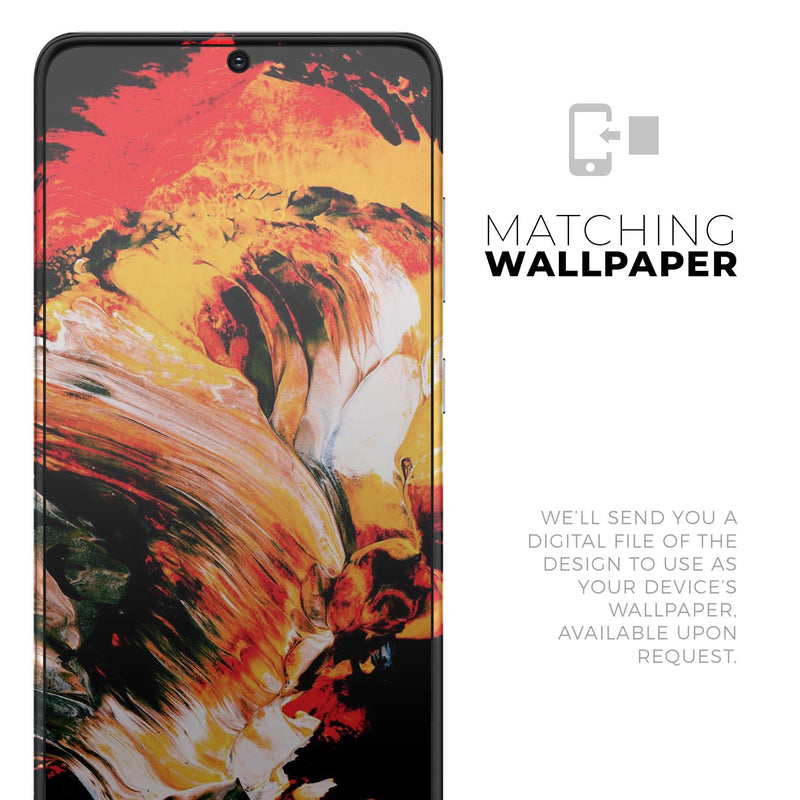 Liquid Abstract Paint V69 - Skin-Kit for the Samsung Galaxy S-Series S20, S20 Plus, S20 Ultra , S10 & others (All Galaxy Devices Available)