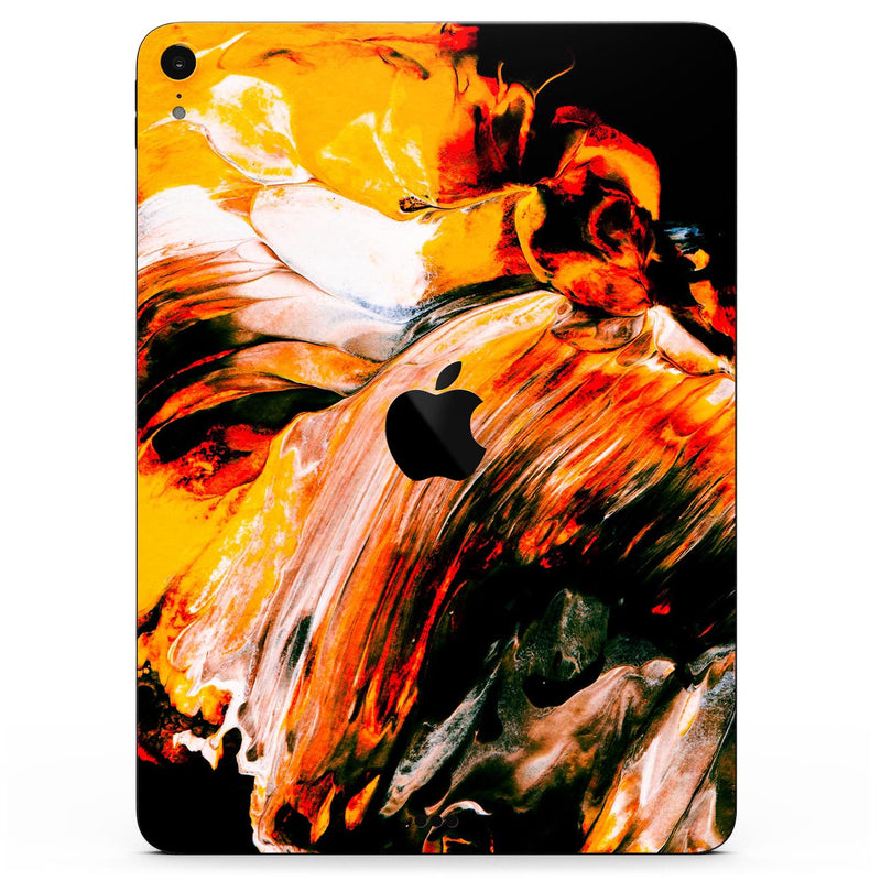 Liquid Abstract Paint V69 - Full Body Skin Decal for the Apple iPad Pro 12.9", 11", 10.5", 9.7", Air or Mini (All Models Available)
