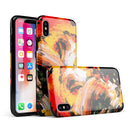 Liquid Abstract Paint V69 - iPhone X Swappable Hybrid Case