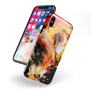 Liquid Abstract Paint V69 - iPhone X Swappable Hybrid Case