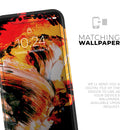 Liquid Abstract Paint V69 - Protective Skin Wrap & Decal – Compatible with iPhone SE to iPhone 17 Pro Max (All Models)