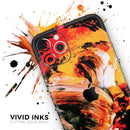 Liquid Abstract Paint V69 - Protective Skin Wrap & Decal – Compatible with iPhone SE to iPhone 17 Pro Max (All Models)