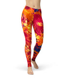Liquid Abstract Paint V6 - All Over Print Womens Leggings / Yoga or Workout Pants