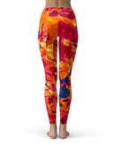 Liquid Abstract Paint V6 - All Over Print Womens Leggings / Yoga or Workout Pants