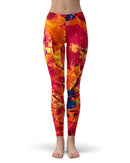 Liquid Abstract Paint V6 - All Over Print Womens Leggings / Yoga or Workout Pants