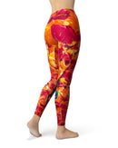 Liquid Abstract Paint V6 - All Over Print Womens Leggings / Yoga or Workout Pants