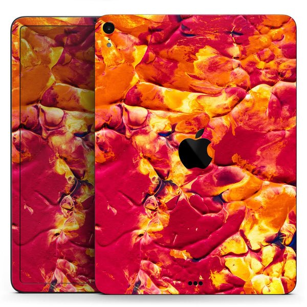 Liquid Abstract Paint V6 - Full Body Skin Decal for the Apple iPad Pro 12.9", 11", 10.5", 9.7", Air or Mini (All Models Available)
