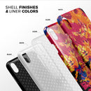 Liquid Abstract Paint V6 - iPhone X Swappable Hybrid Case