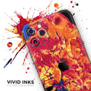 Liquid Abstract Paint V6  - Protective Skin Wrap & Decal – Compatible with iPhone SE to iPhone 17 Pro Max (All Models)