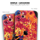 Liquid Abstract Paint V6  - Protective Skin Wrap & Decal – Compatible with iPhone SE to iPhone 17 Pro Max (All Models)