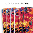 Liquid Abstract Paint V6  - Protective Skin Wrap & Decal – Compatible with iPhone SE to iPhone 17 Pro Max (All Models)