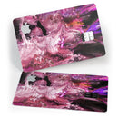 Liquid Abstract Paint V70 - Premium Protective Decal Skin-Kit for the Apple Credit Card
