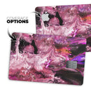 Liquid Abstract Paint V70 - Premium Protective Decal Skin-Kit for the Apple Credit Card