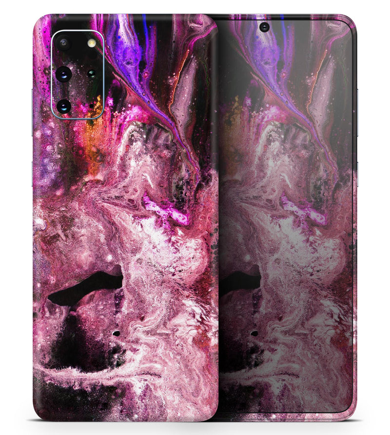 Liquid Abstract Paint V70 - Skin-Kit for the Samsung Galaxy S-Series S20, S20 Plus, S20 Ultra , S10 & others (All Galaxy Devices Available)