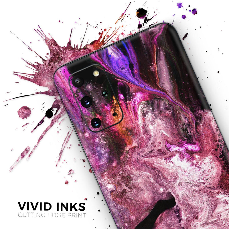Liquid Abstract Paint V70 - Skin-Kit for the Samsung Galaxy S-Series S20, S20 Plus, S20 Ultra , S10 & others (All Galaxy Devices Available)