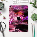 Liquid Abstract Paint V70 - Full Body Skin Decal for the Apple iPad Pro 12.9", 11", 10.5", 9.7", Air or Mini (All Models Available)
