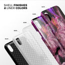 Liquid Abstract Paint V70 - iPhone X Swappable Hybrid Case