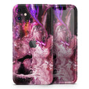 Liquid Abstract Paint V70 - Protective Skin Wrap & Decal – Compatible with iPhone SE to iPhone 17 Pro Max (All Models)
