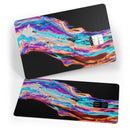 Liquid Abstract Paint V71 - Premium Protective Decal Skin-Kit for the Apple Credit Card