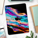 Liquid Abstract Paint V71 - Full Body Skin Decal for the Apple iPad Pro 12.9", 11", 10.5", 9.7", Air or Mini (All Models Available)