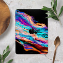Liquid Abstract Paint V71 - Full Body Skin Decal for the Apple iPad Pro 12.9", 11", 10.5", 9.7", Air or Mini (All Models Available)