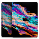 Liquid Abstract Paint V71 - Full Body Skin Decal for the Apple iPad Pro 12.9", 11", 10.5", 9.7", Air or Mini (All Models Available)