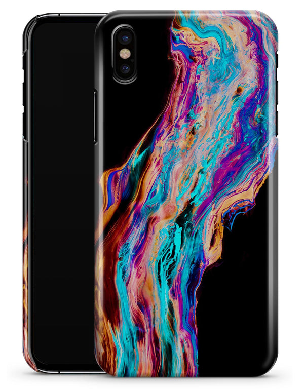 Liquid Abstract Paint V71 - iPhone X Clipit Case