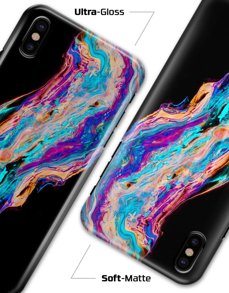 Liquid Abstract Paint V71 - iPhone X Clipit Case