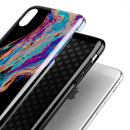 Liquid Abstract Paint V71 - iPhone X Swappable Hybrid Case