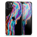 Liquid Abstract Paint V71 - Protective Skin Wrap & Decal – Compatible with iPhone SE to iPhone 17 Pro Max (All Models)
