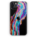 Liquid Abstract Paint V71 - Protective Skin Wrap & Decal – Compatible with iPhone SE to iPhone 17 Pro Max (All Models)