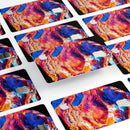 Liquid Abstract Paint V72 - Premium Protective Decal Skin-Kit for the Apple Credit Card