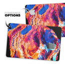 Liquid Abstract Paint V72 - Premium Protective Decal Skin-Kit for the Apple Credit Card