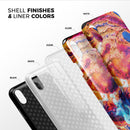 Liquid Abstract Paint V72 - iPhone X Swappable Hybrid Case