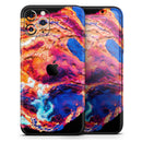 Liquid Abstract Paint V72 - Protective Skin Wrap & Decal – Compatible with iPhone SE to iPhone 17 Pro Max (All Models)